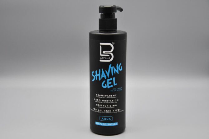 L3VEL3 Shaving Gel Transparent Aqua 500ml