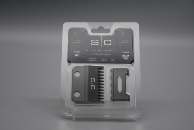 Style Craft Black Diamond Fade Clipper Schneidesatz (Ober- und Untermesser)