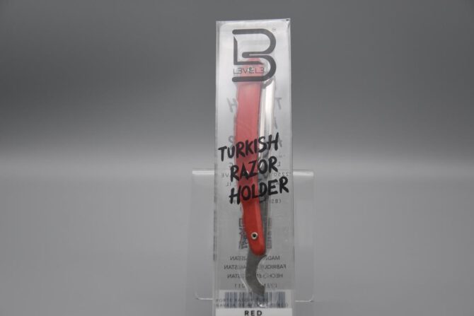L3VEL3 Turkish Razor rot Rasiermesserhalter klassisch Turkish-Style