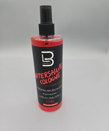 L3VEL3 Aftershave Cologne Flame 400 ml Spendet Feuchtigkeit, hydriert und erfrischt die Haut nach der Rasur