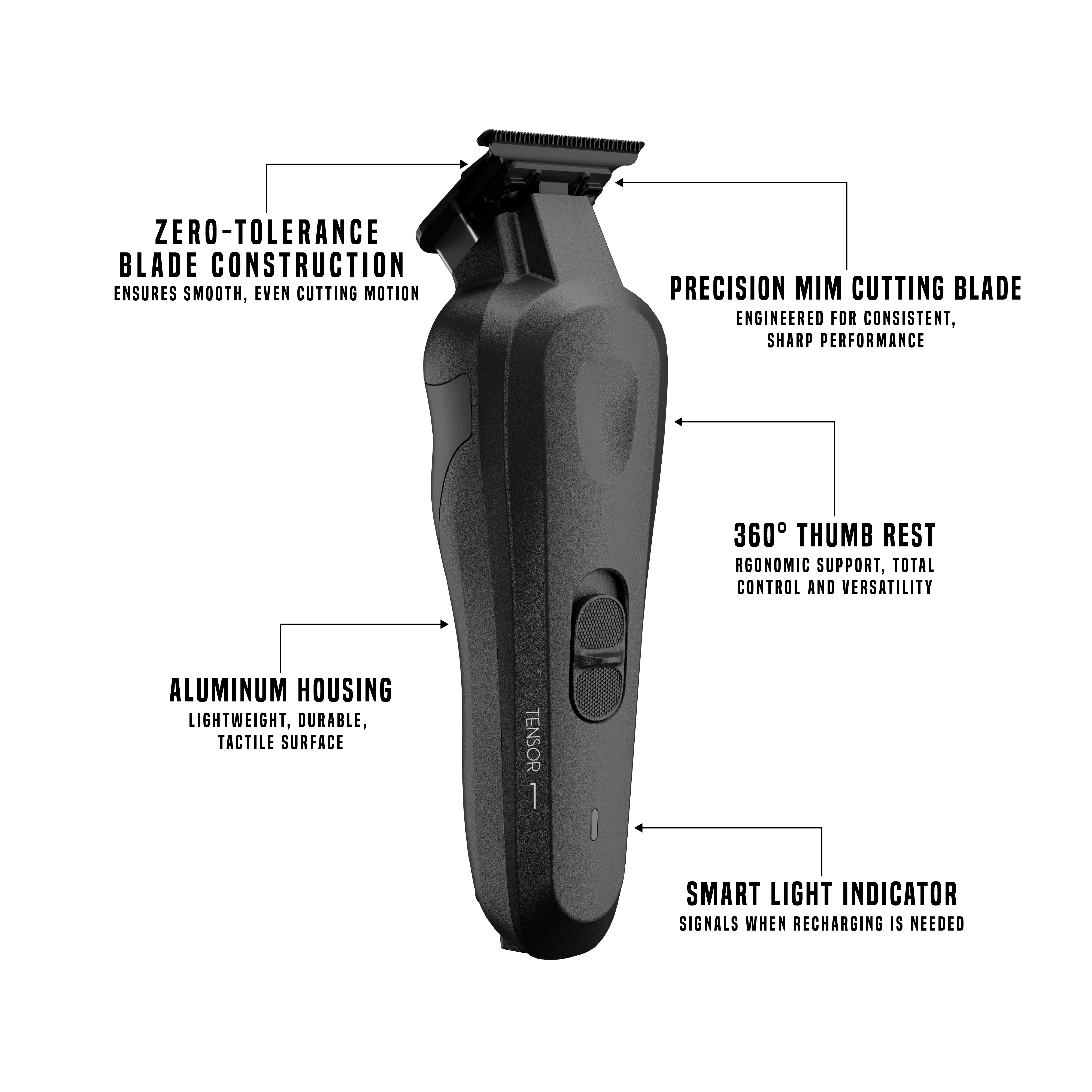 MY-Blades Tensor 1 Trimmer Farbe schwarz Vorbestellung